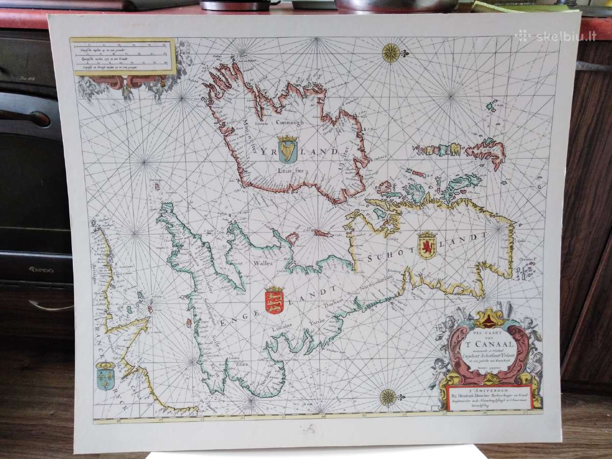 Senų žemėlapių kopijos - nuotraukos Nr. 4