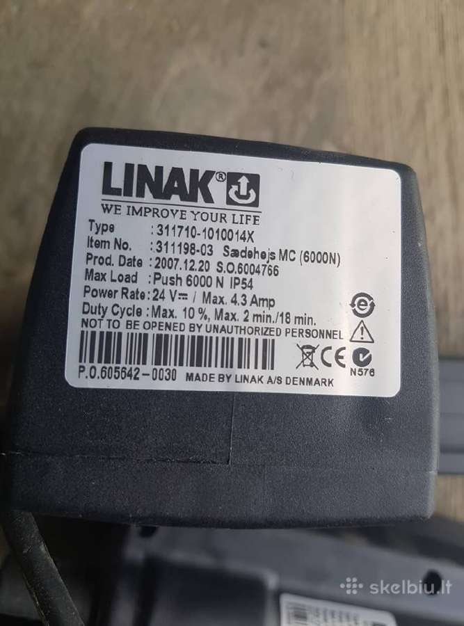 Elektriniai aktuatoriai pakelejas-nuleidejas 24v - nuotraukos Nr. 5