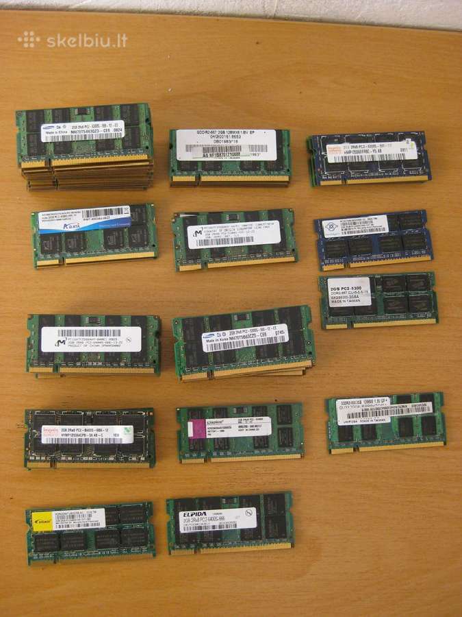 Ddr2 2gb 5300 (667mhz) ir 6400 (800mhz) po 10vnt