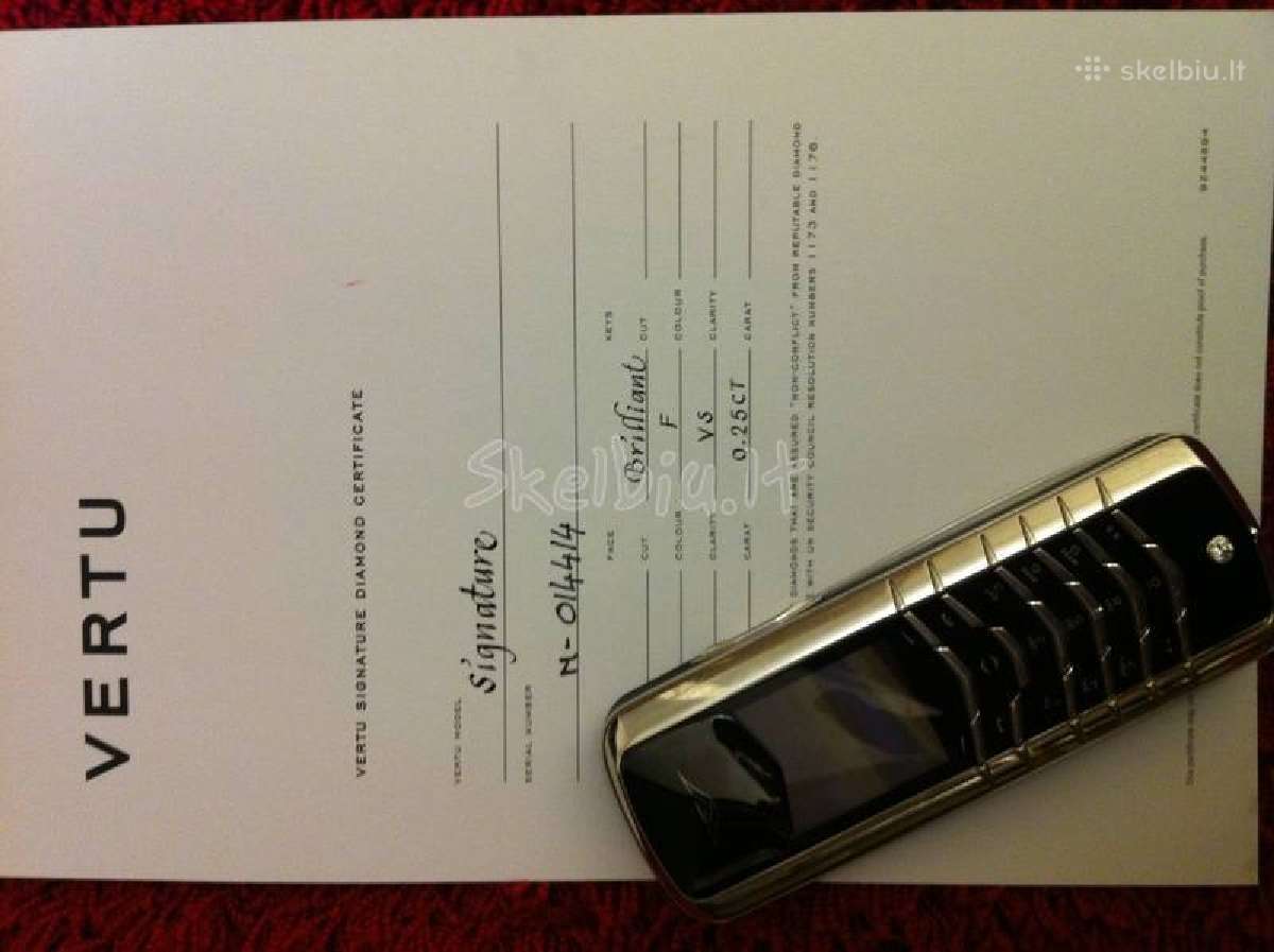 Originalas vertu ascent-579 Eur special edition - nuotraukos Nr. 5
