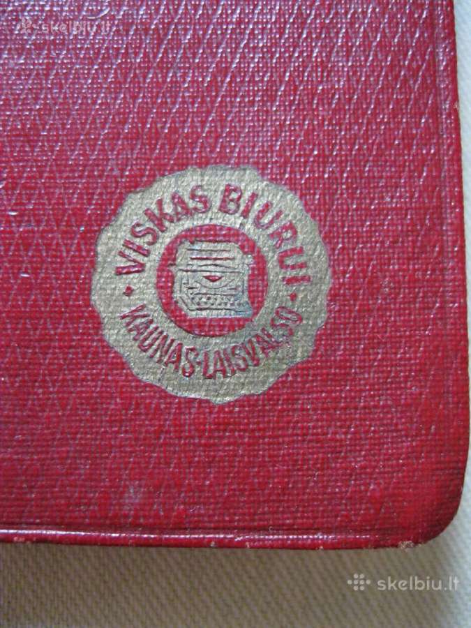 Kiseninis Kalendorius 1928 metai .Zr. Foto.