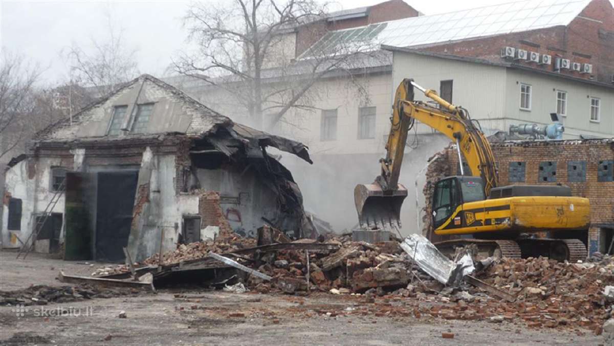 Pastatų griovimas, Griovimo darbai