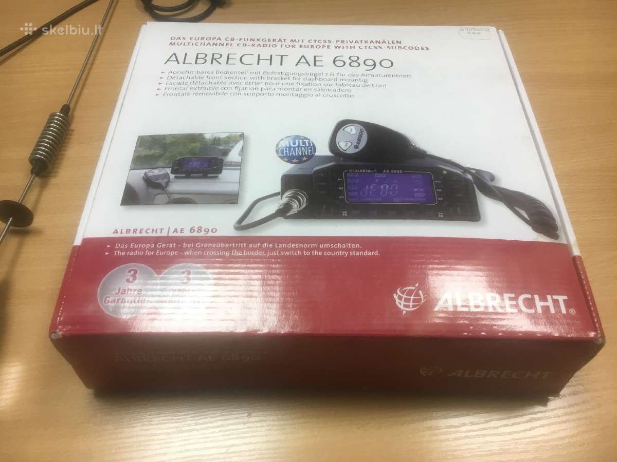 Radijo stotelė Albrecht Ae6890 + auto antena - nuotraukos Nr. 3