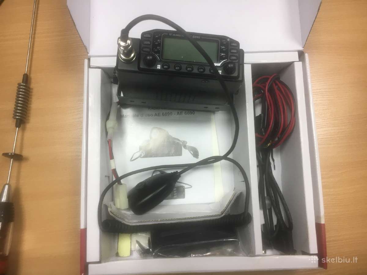 Radijo stotelė Albrecht Ae6890 + auto antena - nuotraukos Nr. 5