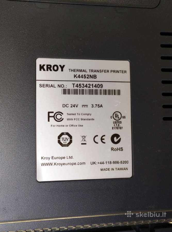 Tsc Ttp245c, Ttp343c, Da200 lipdukų spausdintuvai - nuotraukos Nr. 18