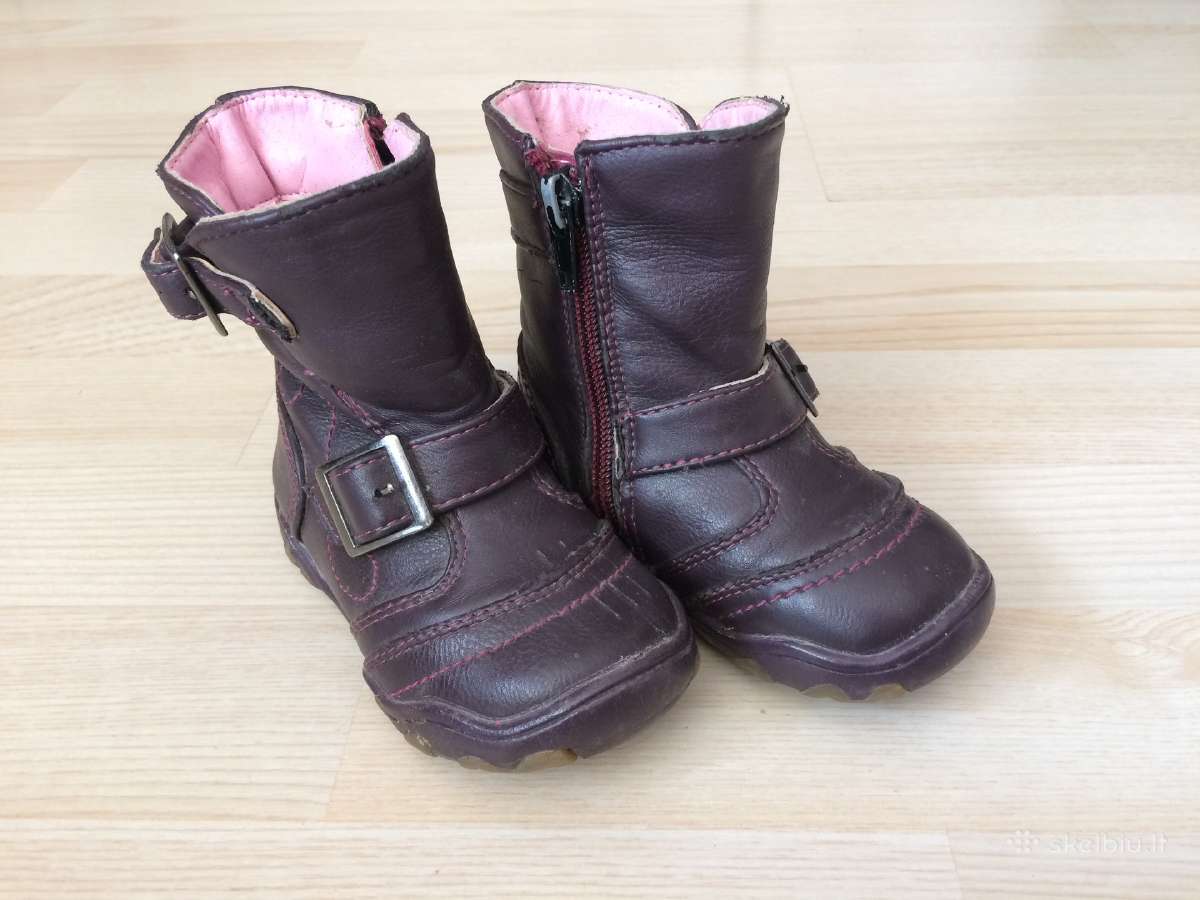 Demisezoniniai violetiniai batukai 21 dydis - nuotraukos Nr. 3