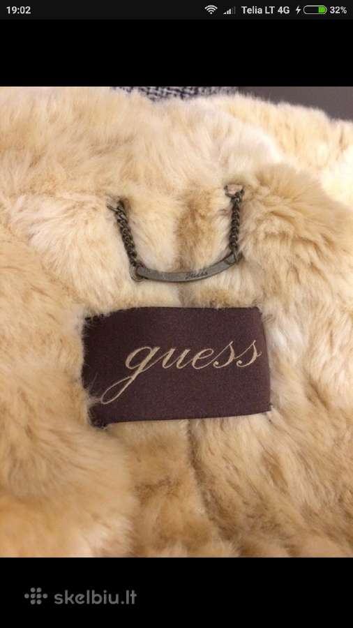 Originalus Guess firmos moteriskas paltas su kaili - nuotraukos Nr. 4