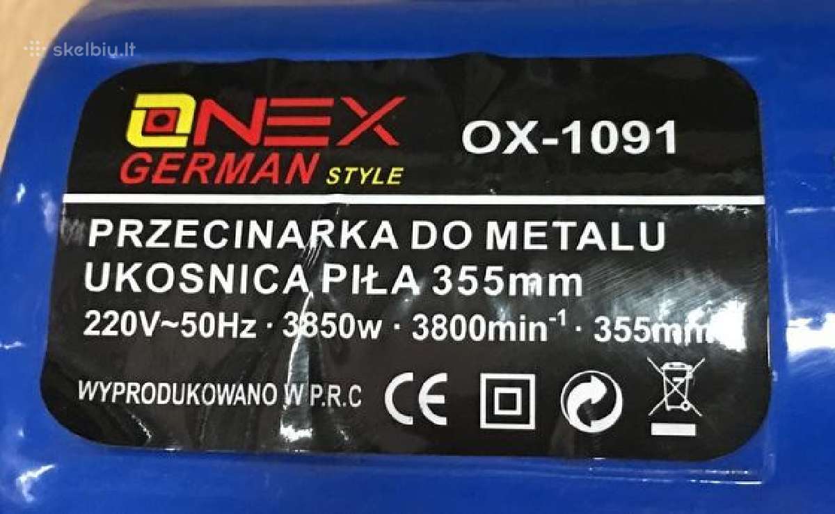 Pigiausiai Metalo Pjovimo Staklės 3950w! - nuotraukos Nr. 9