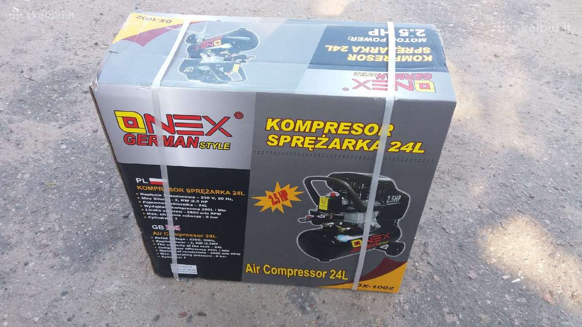 Pigiausiai Naujas Oro Kompresorius 2900w! - nuotraukos Nr. 7