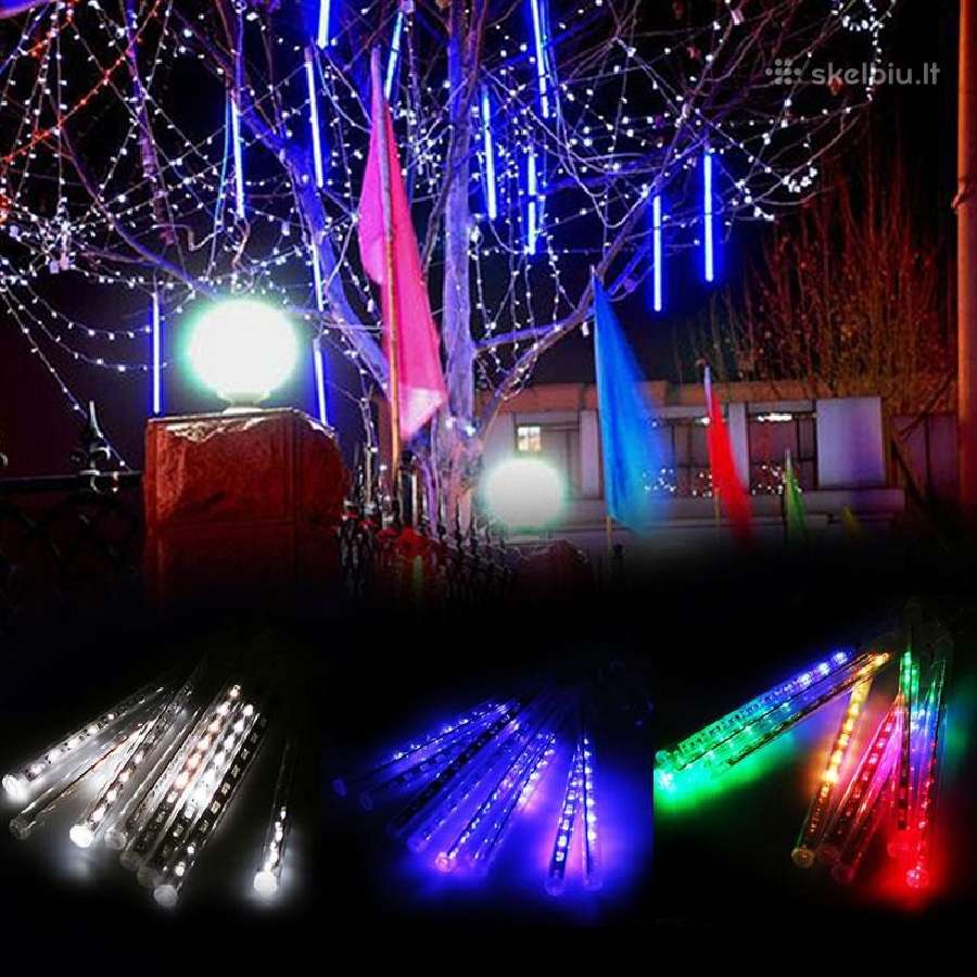 LED girlianda meteorų lietus - nuotraukos Nr. 2