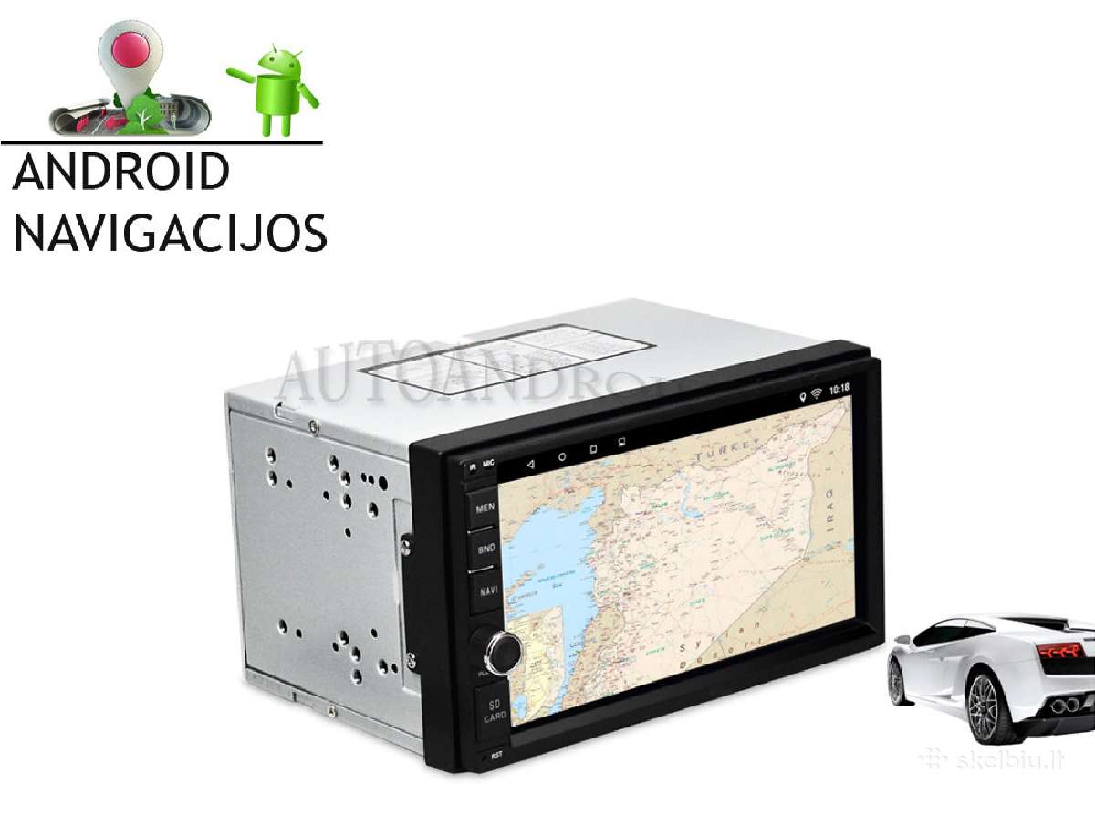 2din Android universali multimedija/navigacija - nuotraukos Nr. 3