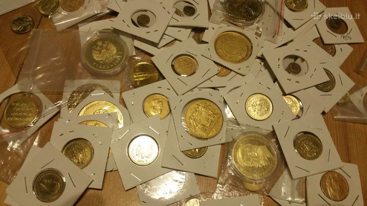 Rusų auksiniu monetų kopijų kaina 5 eurai | Skelbiu.lt Rusų auksiniu monetų kopijų kaina 5 eurai