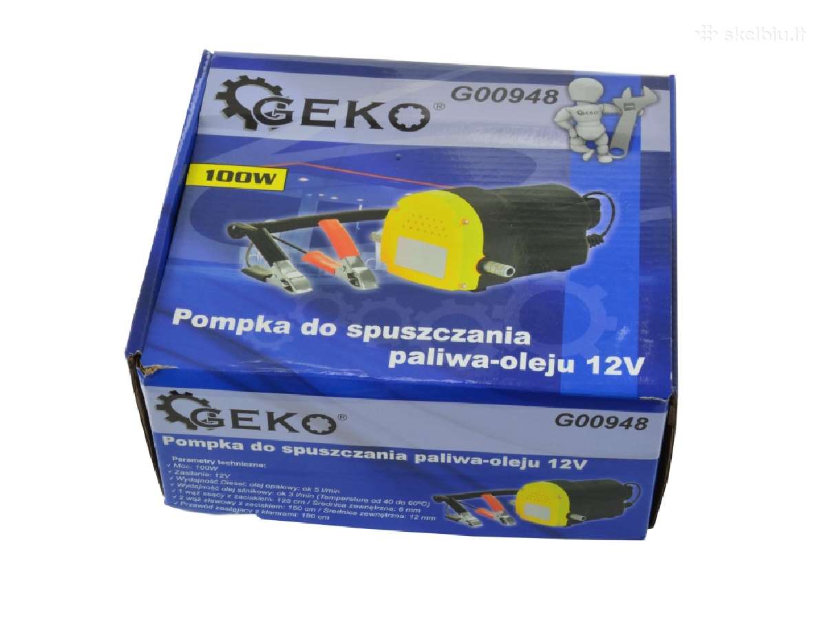 Pigiausiai Elektrinis 12v Tepalo/kuro Siurblys! - nuotraukos Nr. 4