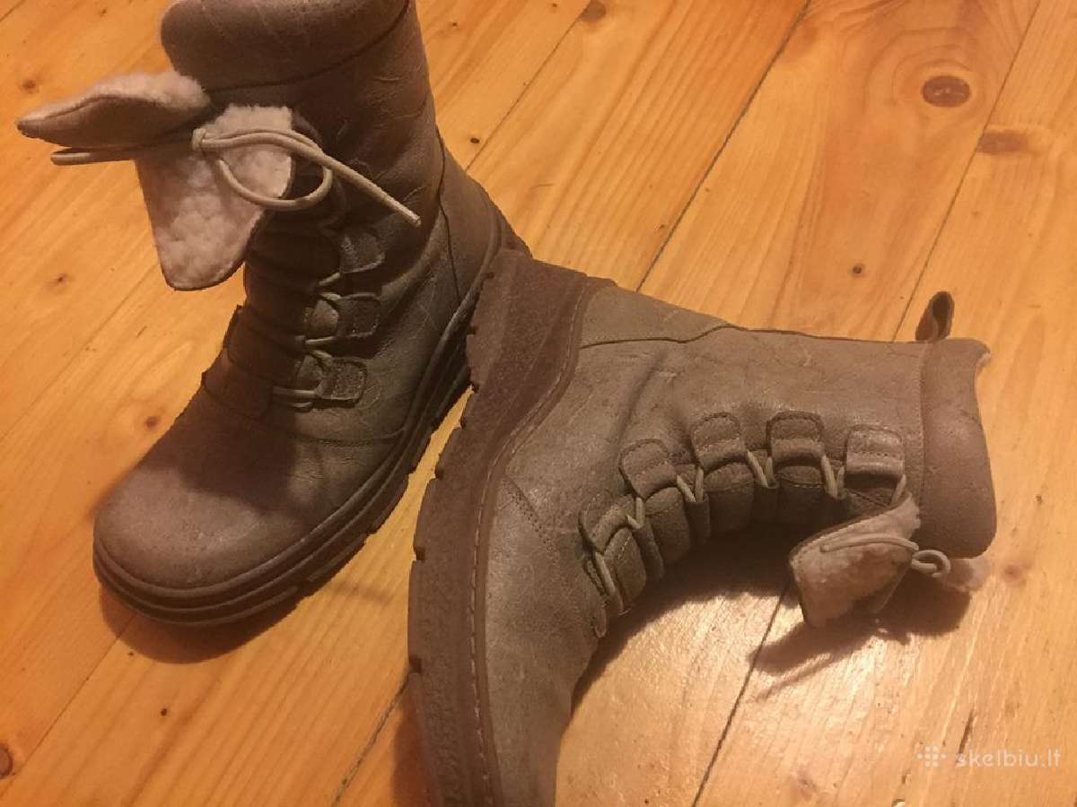 Odiniai, su naturaliu kailiu zieminukai - nuotraukos Nr. 2