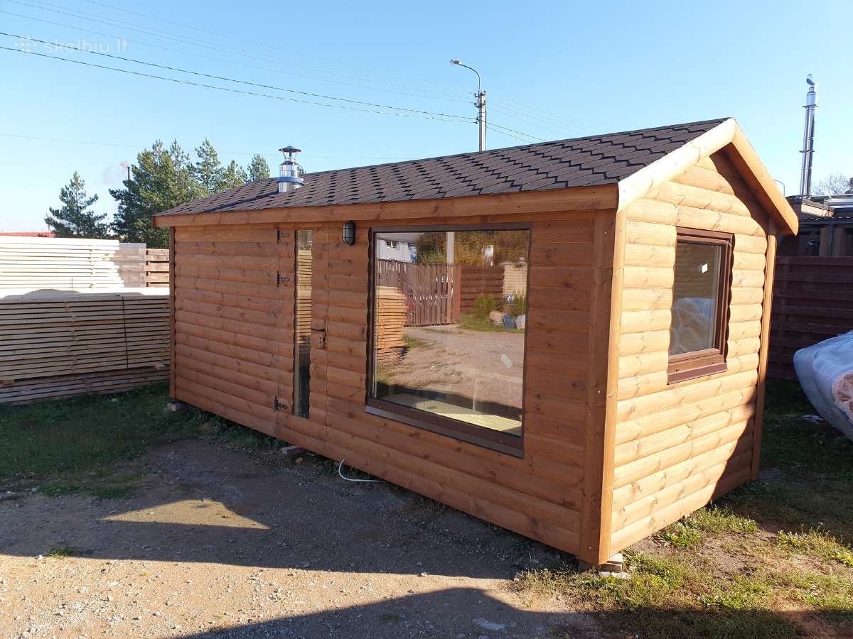 Pirtys sodo nameliai pavėsinės sandėliukai - nuotraukos Nr. 20