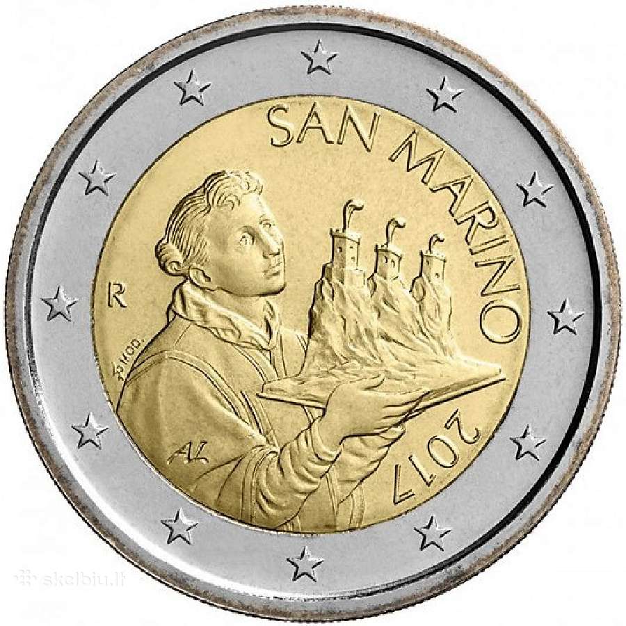 San Marino proginės ir apyvartinės euro monetos - nuotraukos Nr. 35