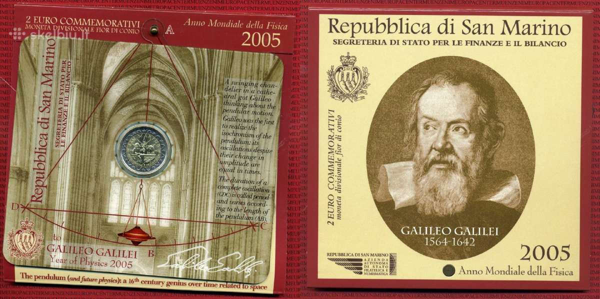 San Marino proginės ir apyvartinės euro monetos - nuotraukos Nr. 7