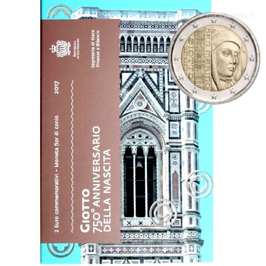 San Marino proginės ir apyvartinės euro monetos - nuotraukos Nr. 16