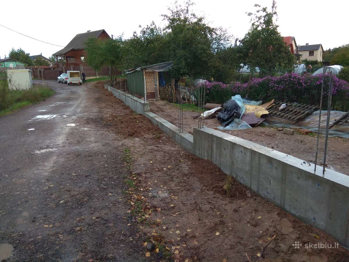 Pamatu liejimas , perdangu betonavimo darbai - nuotraukos Nr. 20