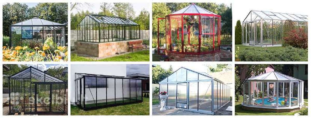 siltnamis stiklinis teplica Gardenis