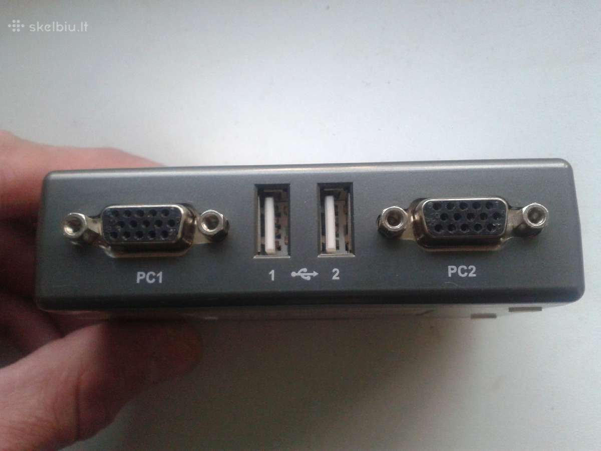 Dkvm-2ku 2-port Kvm jungiklis su Usb jungtimi. - nuotraukos Nr. 2