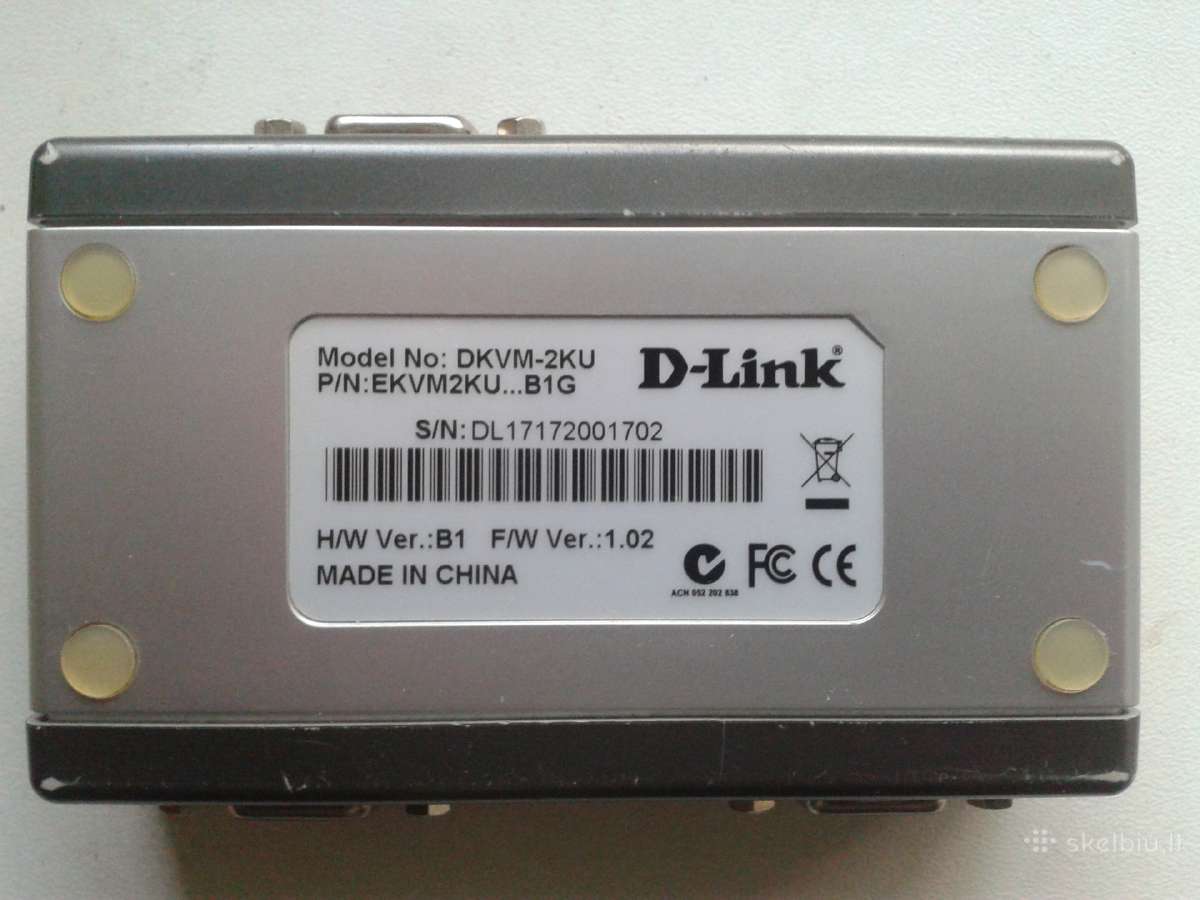 Dkvm-2ku 2-port Kvm jungiklis su Usb jungtimi. - nuotraukos Nr. 4