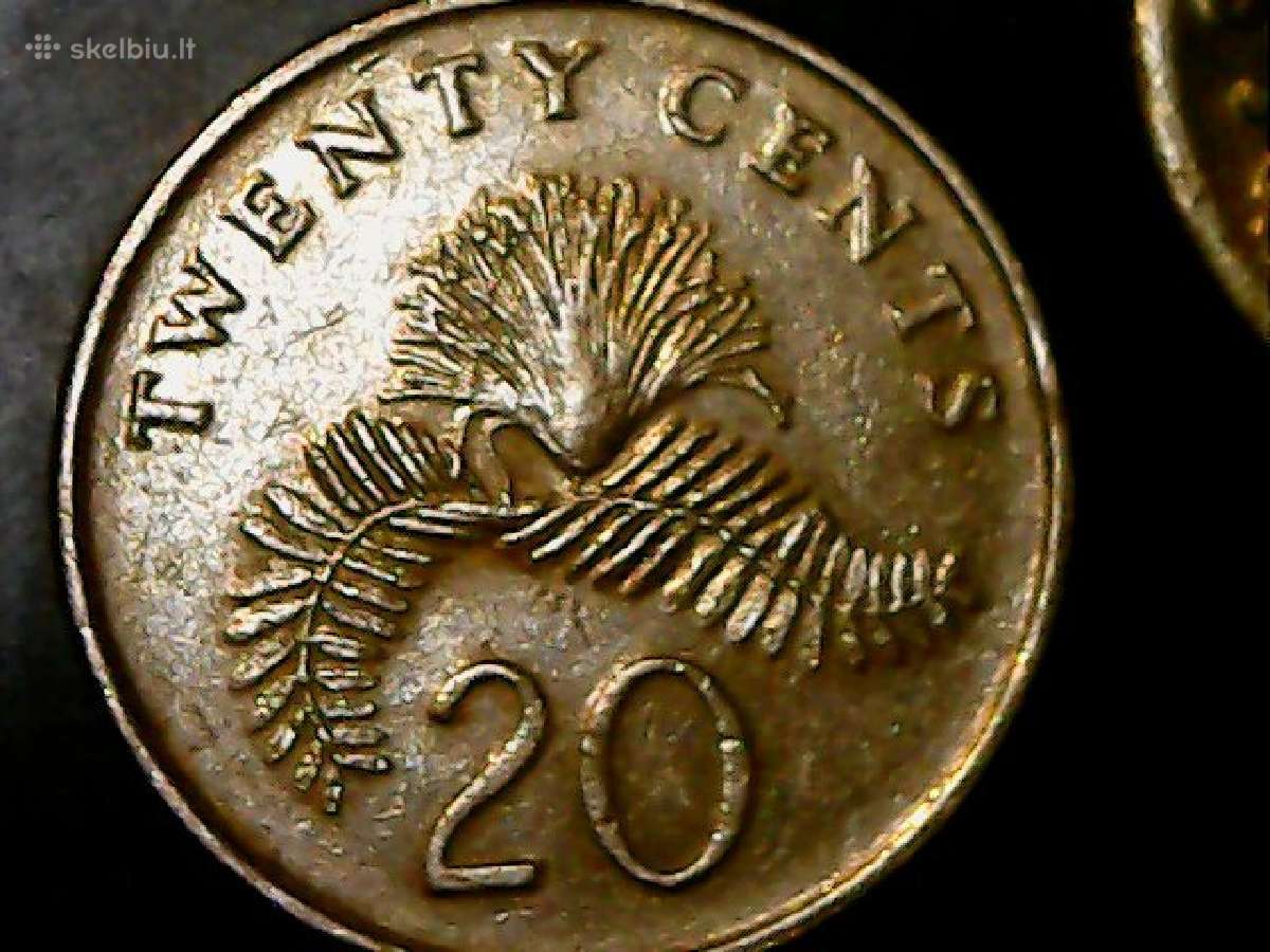 Singapūras 20 centų, 1987