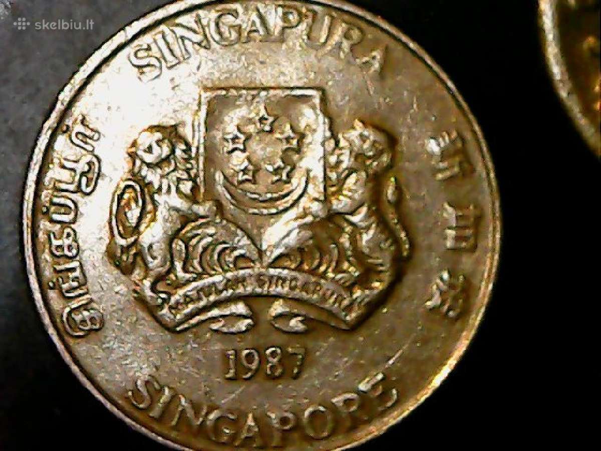 Singapūras 20 centų, 1987 - nuotraukos Nr. 2