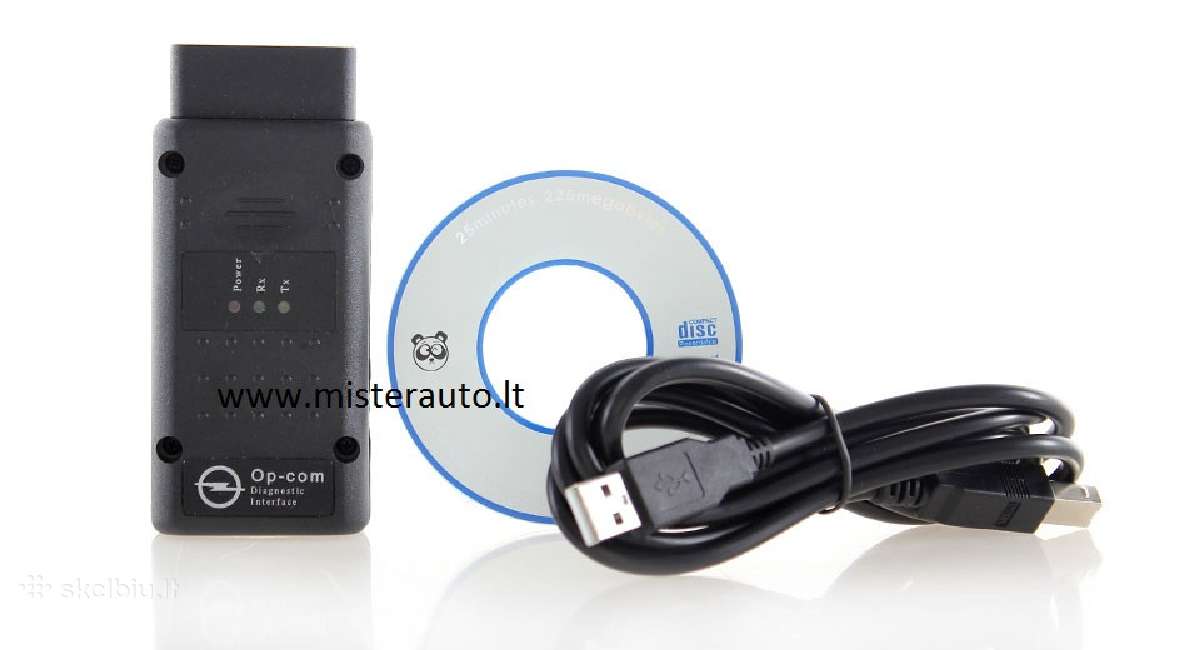 Opel Opcom diagnostikos laidas kabelis Usb