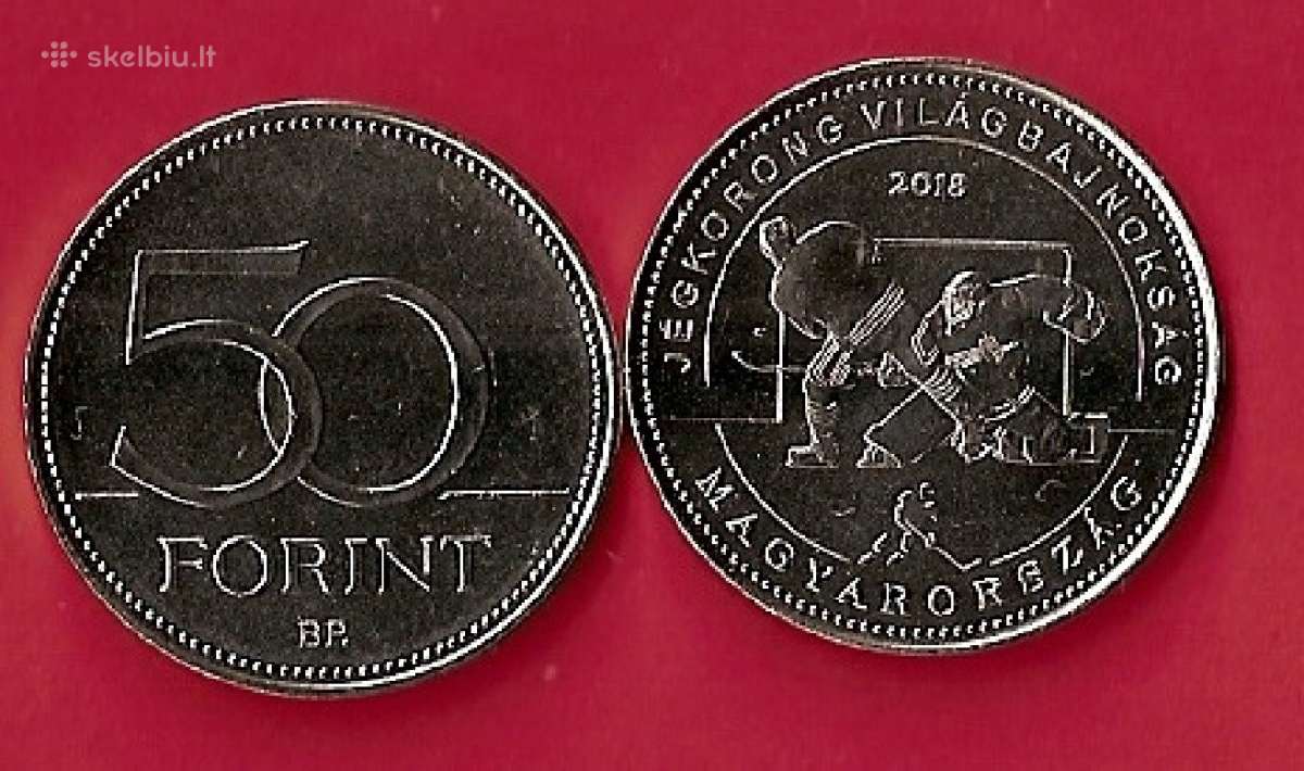 Vengrija 2018m. 50forint Ledo ritulis Unc