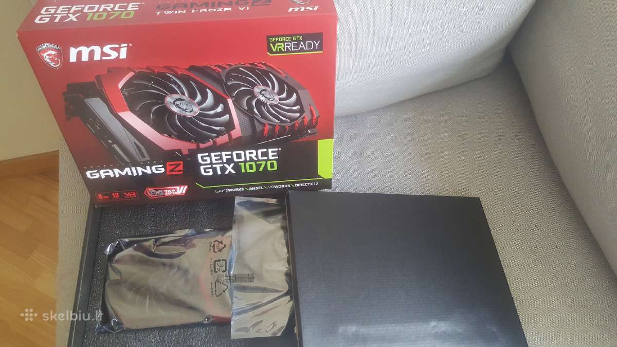 Msi Gtx 1070 8gb Gaming Z video plokštės - nuotraukos Nr. 2