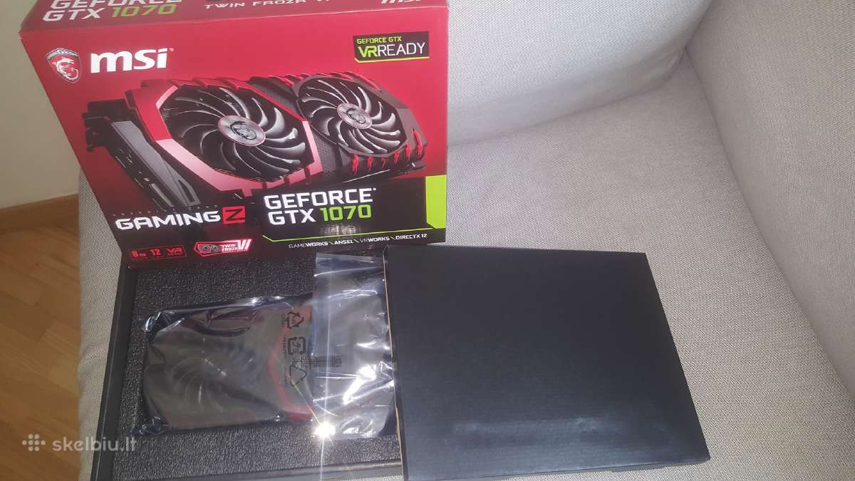 Msi Gtx 1070 8gb Gaming Z video plokštės - nuotraukos Nr. 3