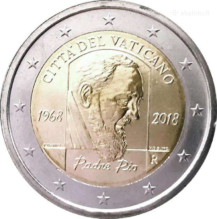 2 eurų Vatikano Unc proginės monetos - nuotraukos Nr. 10