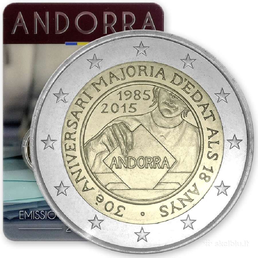 Andoros proginės ir apyvartinės monetos - nuotraukos Nr. 21