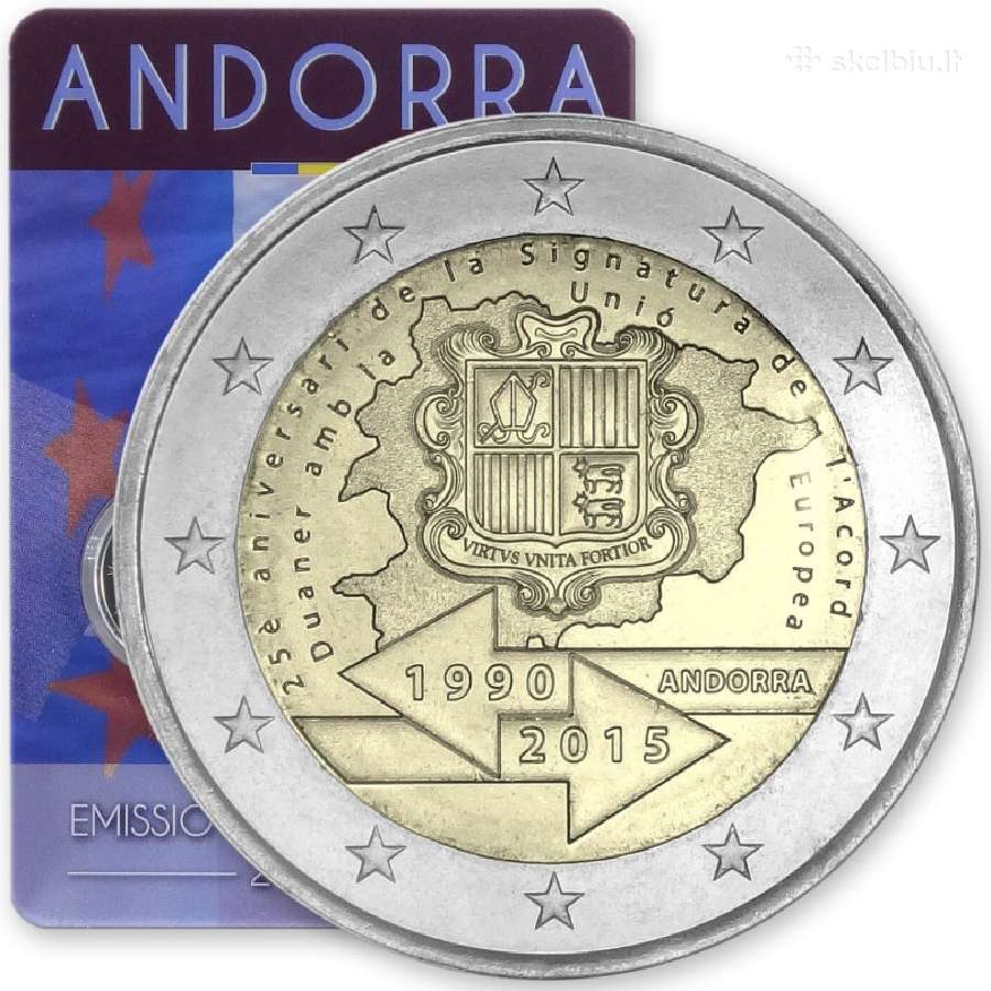 Andoros proginės ir apyvartinės monetos - nuotraukos Nr. 20