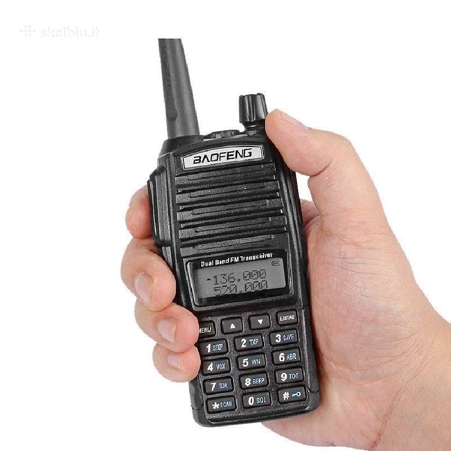 Radijo stotelės Baofeng Uv-82 (iki 10 ir 14 km)