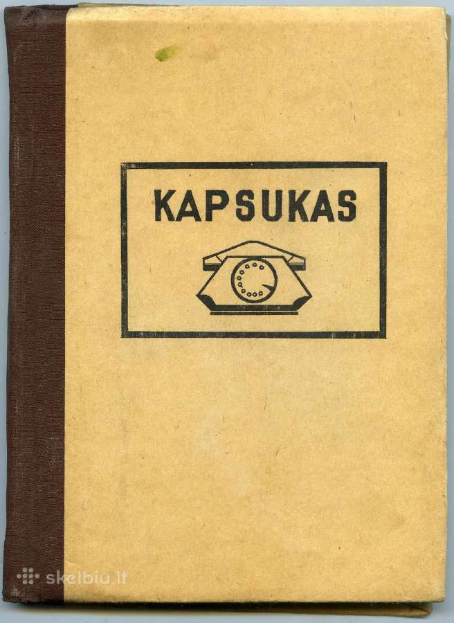 Perku telefonų ir informacines knygas.