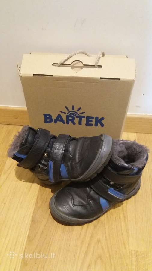 Žieminiai Bartek 32 d odos batai su natūraliu kail - nuotraukos Nr. 2