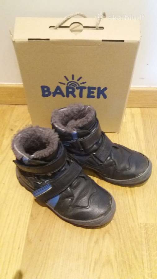 Žieminiai Bartek 32 d odos batai su natūraliu kail - nuotraukos Nr. 3