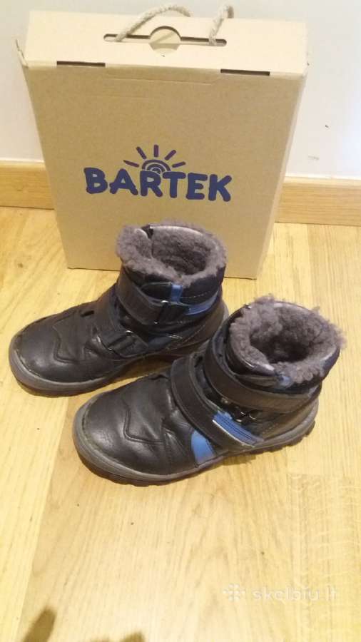 Žieminiai Bartek 32 d odos batai su natūraliu kail - nuotraukos Nr. 5