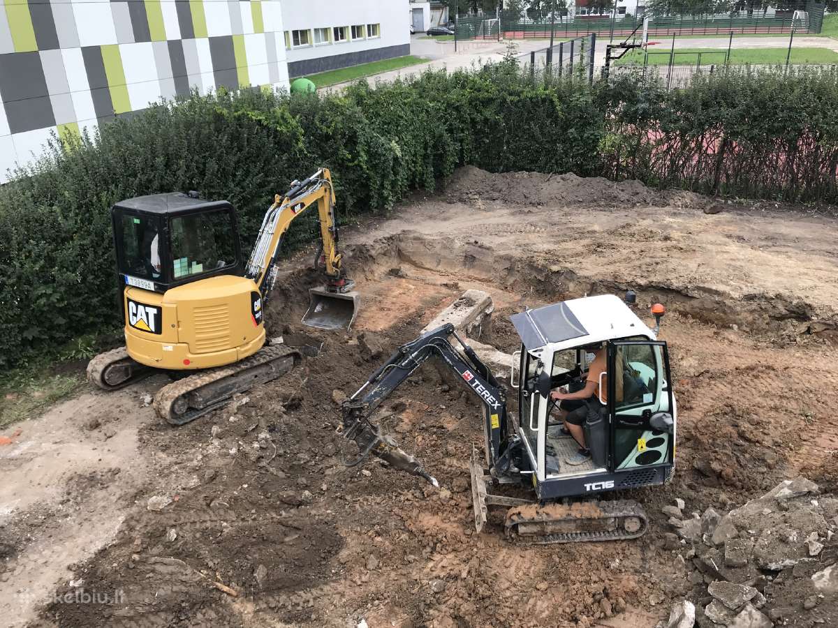 Mini ekskavatoriaus Bobcat Savivarcio Nuoma - nuotraukos Nr. 2