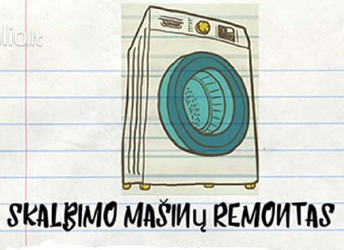 Skalbimo mašinų remontas Šiauliuose