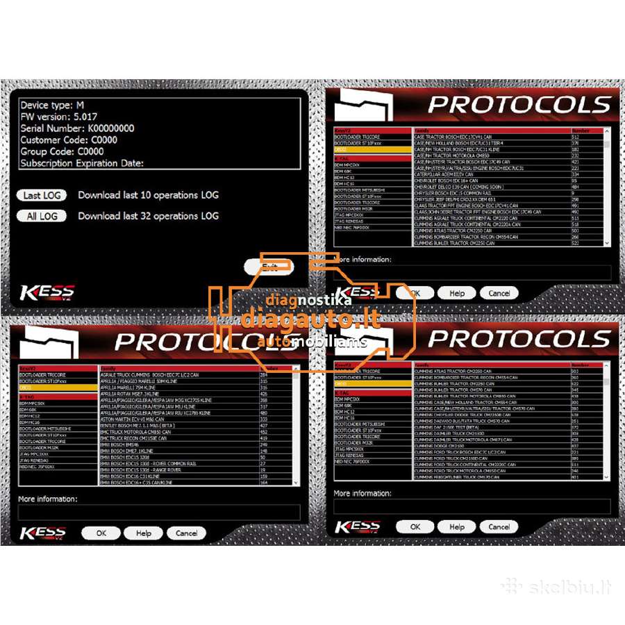 Kess V5.017/v2.80 Ecu chip tiuningavimo įranga - nuotraukos Nr. 13