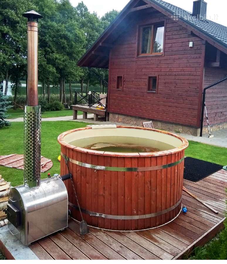 Lauko kubilas 1,80m su išoriniu pečiumi - nuotraukos Nr. 3