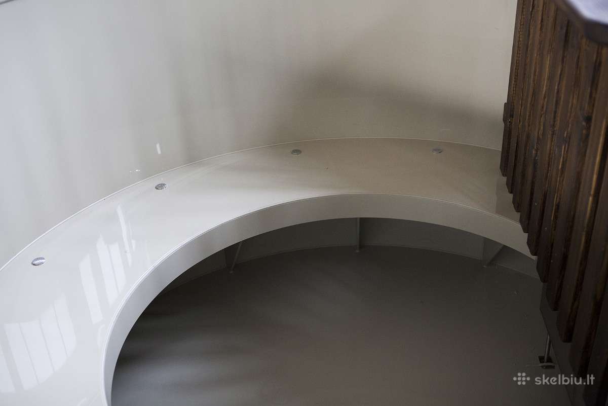 Plastikinis Lauko kubilas 1.60m su eglės apdaila - nuotraukos Nr. 14
