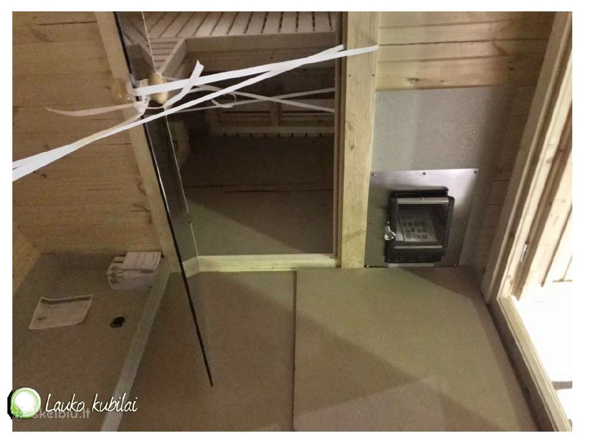 Lauko pirtis- kvadratinė sauna 6m ilgio - nuotraukos Nr. 10