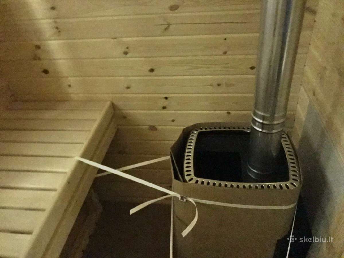 Lauko pirtis- kvadratinė sauna 6m ilgio - nuotraukos Nr. 9