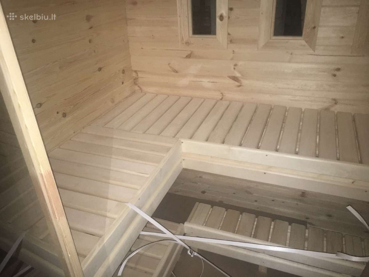 Lauko pirtis- kvadratinė sauna 6m ilgio - nuotraukos Nr. 7