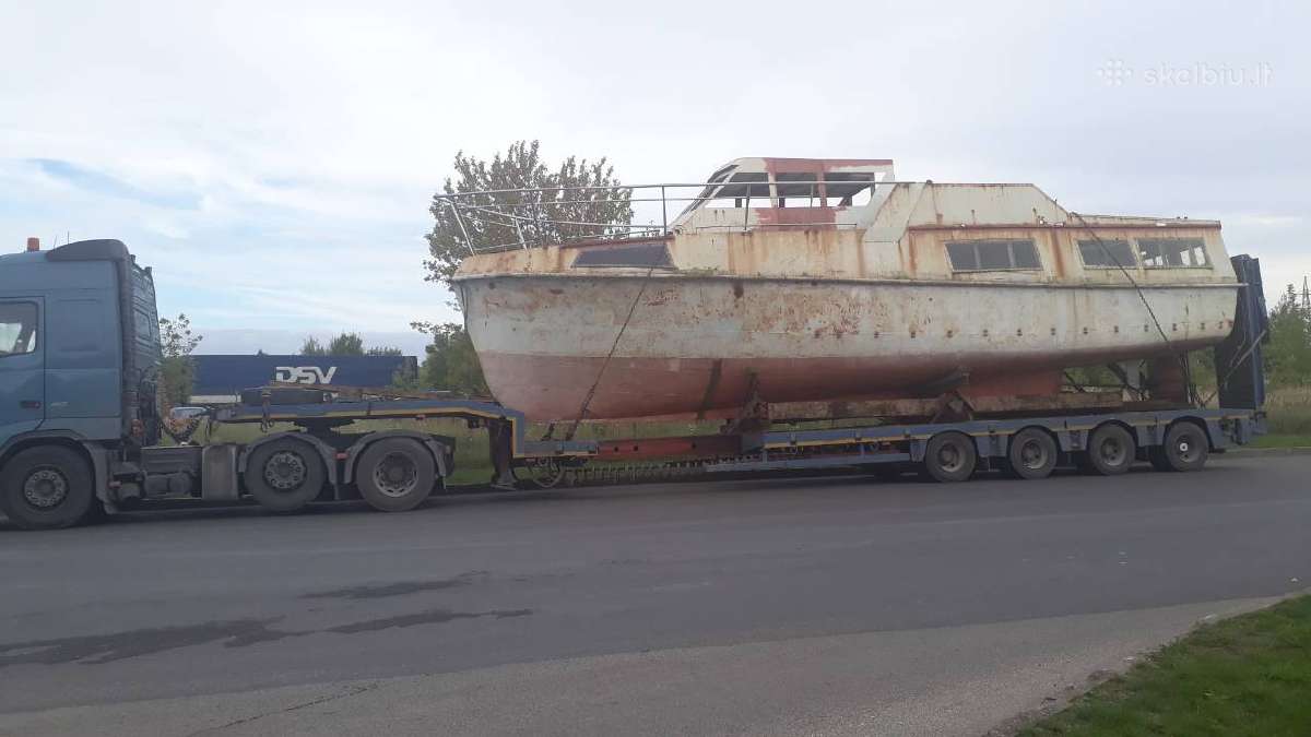 Negabaritiniu kroviniu pervezimas 56 t tralo nuoma - nuotraukos Nr. 10
