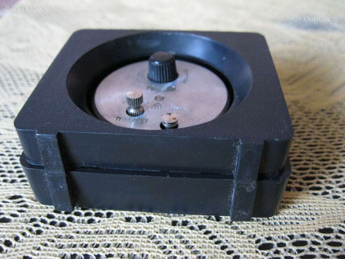 Laikrodis - Zadintuvas Zaria Mechaninis .zr. foto. - nuotraukos Nr. 6